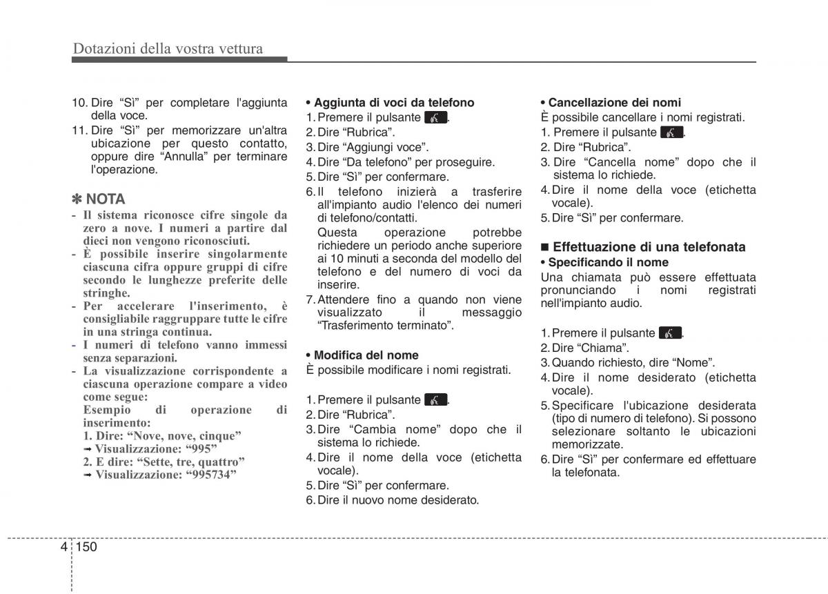 KIA Picanto II 2 manuale del proprietario / page 232