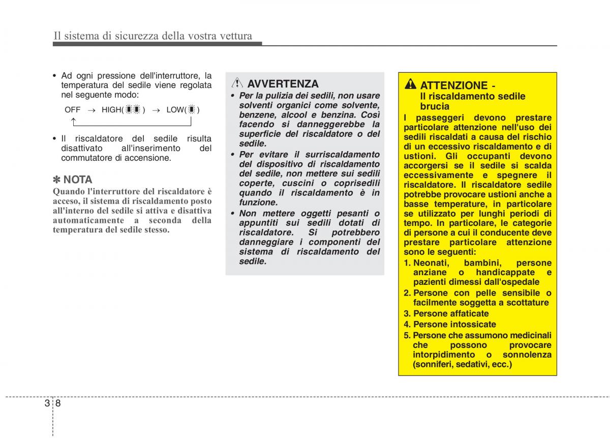 KIA Picanto II 2 manuale del proprietario / page 25