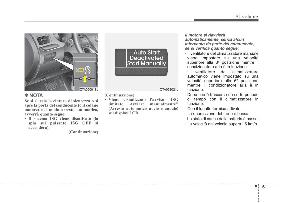 KIA Picanto II 2 manuale del proprietario / page 250