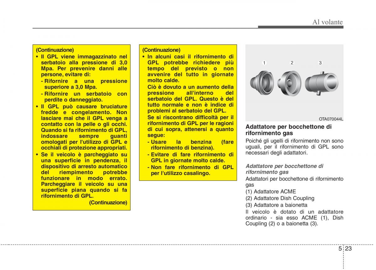 KIA Picanto II 2 manuale del proprietario / page 258