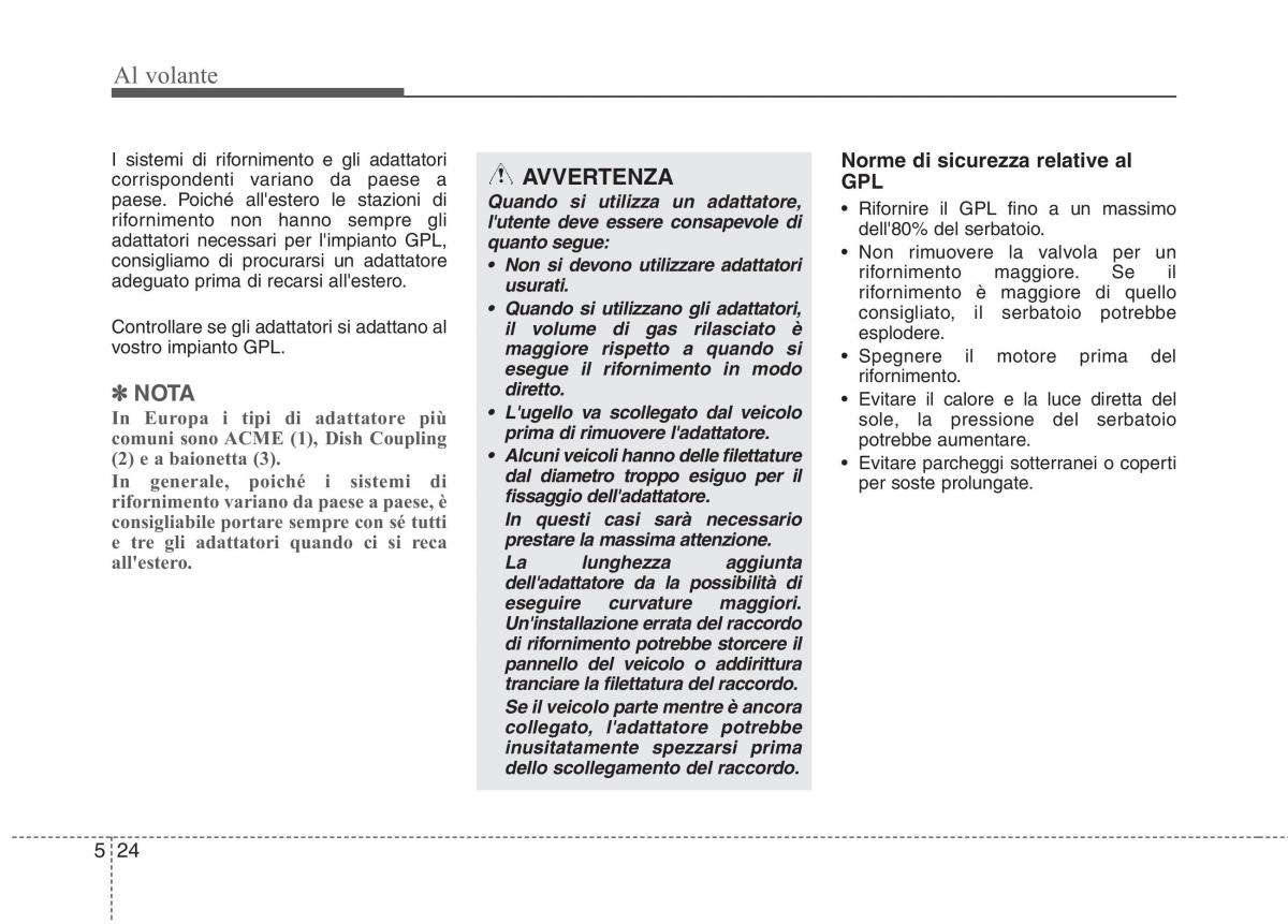 KIA Picanto II 2 manuale del proprietario / page 259