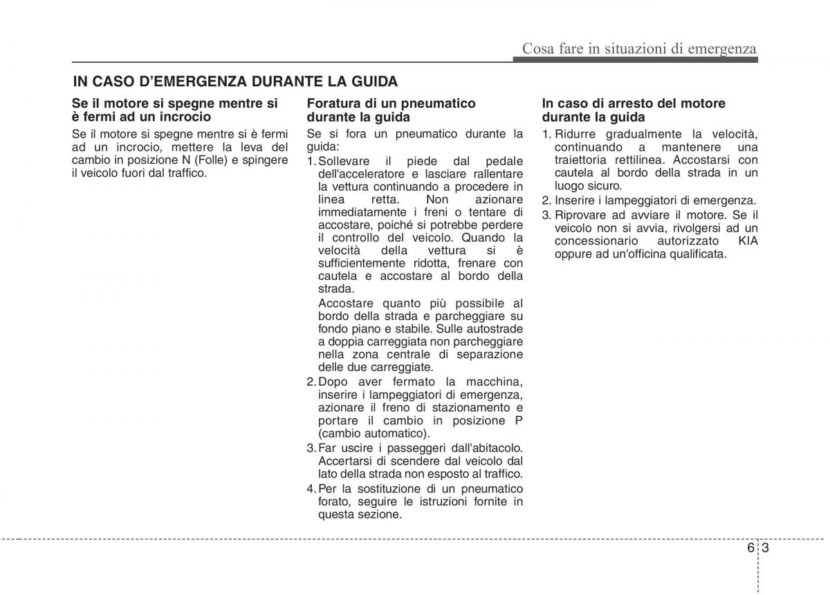 KIA Picanto II 2 manuale del proprietario / page 306