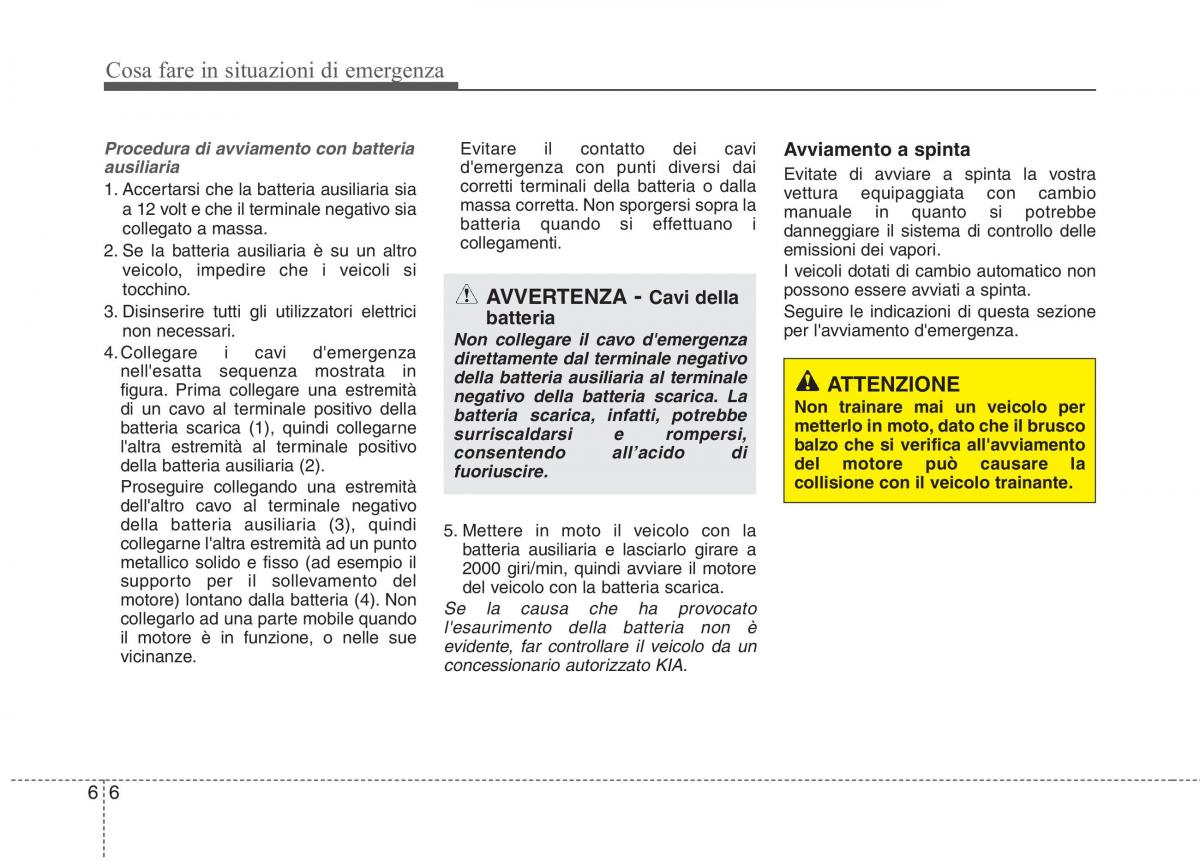 KIA Picanto II 2 manuale del proprietario / page 309