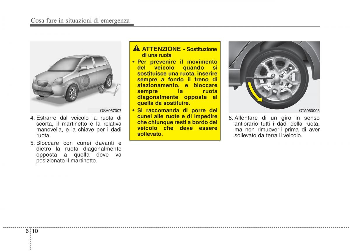 KIA Picanto II 2 manuale del proprietario / page 313