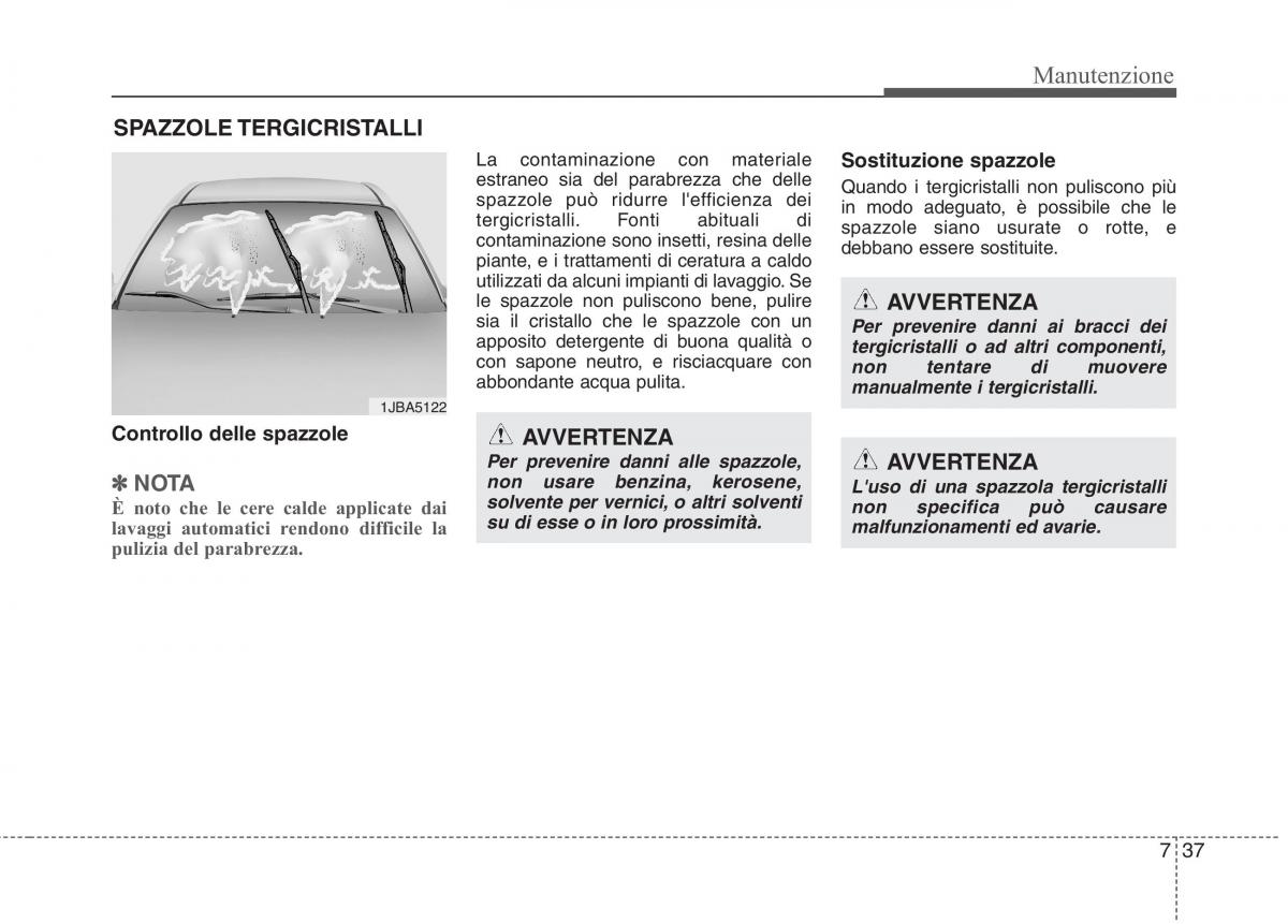 KIA Picanto II 2 manuale del proprietario / page 365