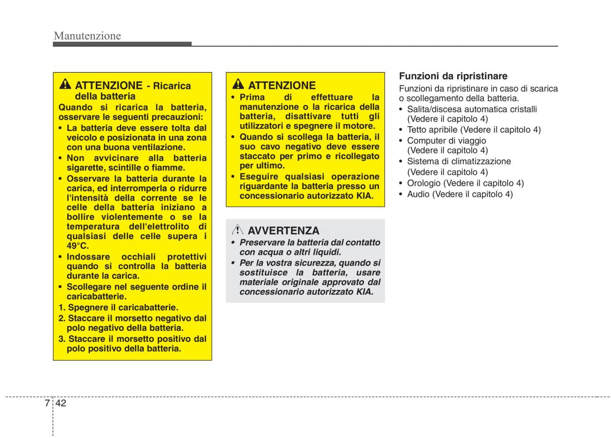 KIA Picanto II 2 manuale del proprietario / page 370