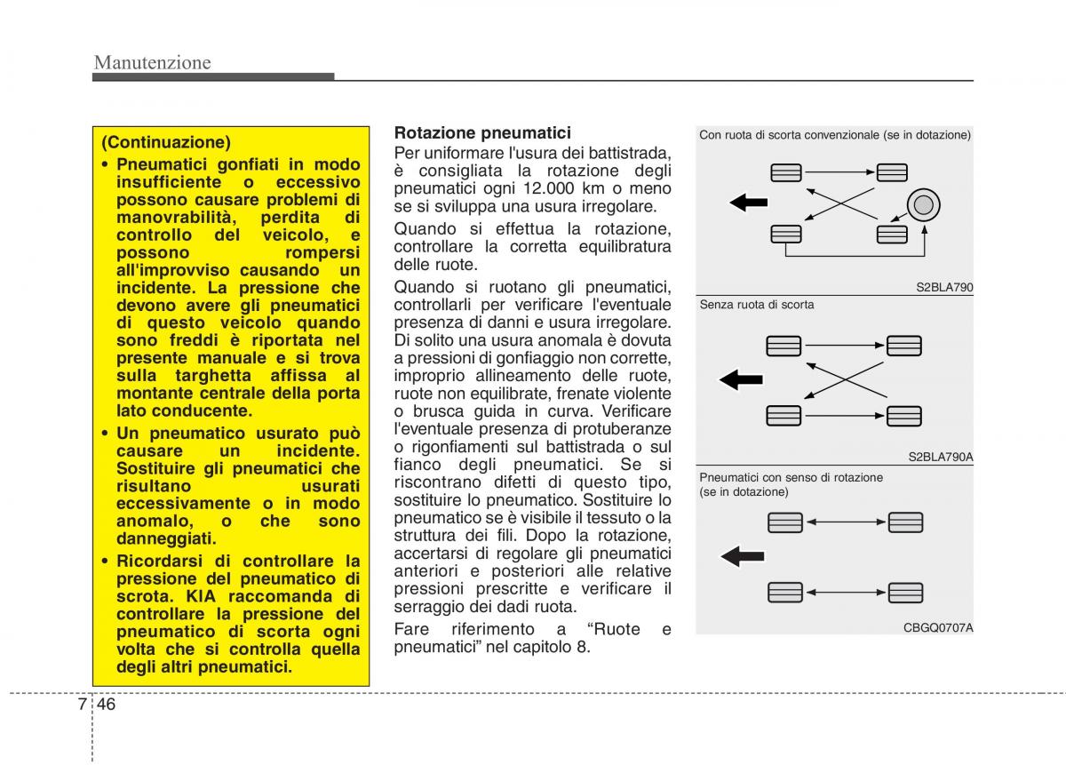 KIA Picanto II 2 manuale del proprietario / page 374