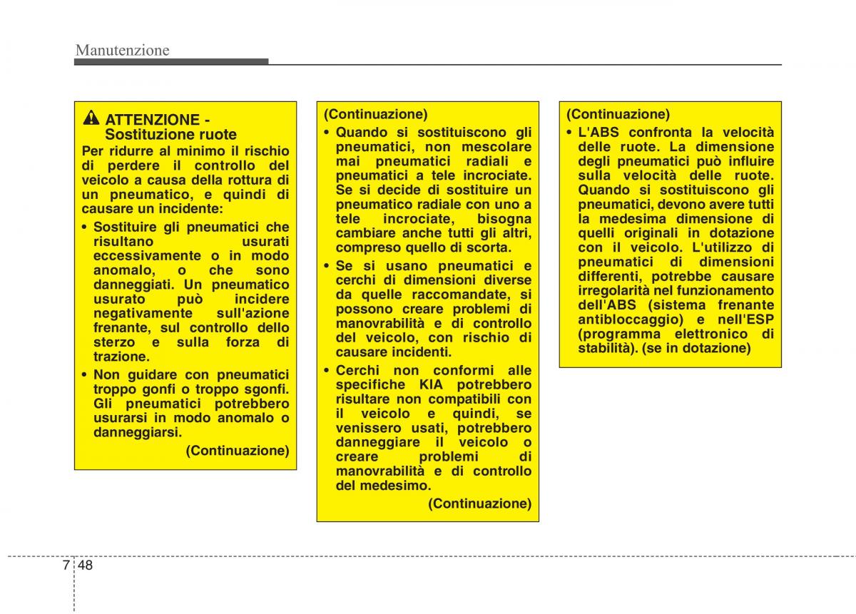 KIA Picanto II 2 manuale del proprietario / page 376