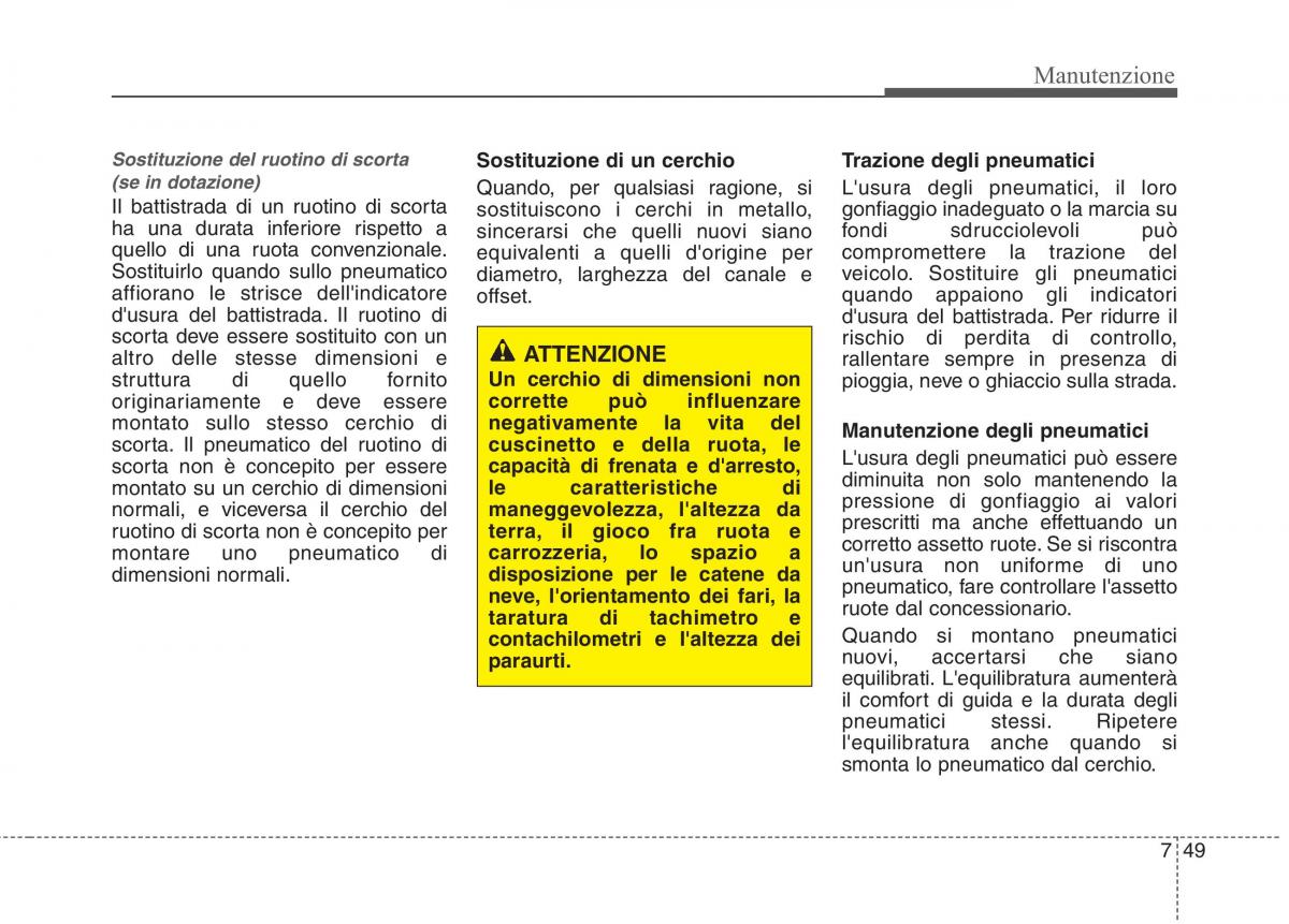 KIA Picanto II 2 manuale del proprietario / page 377