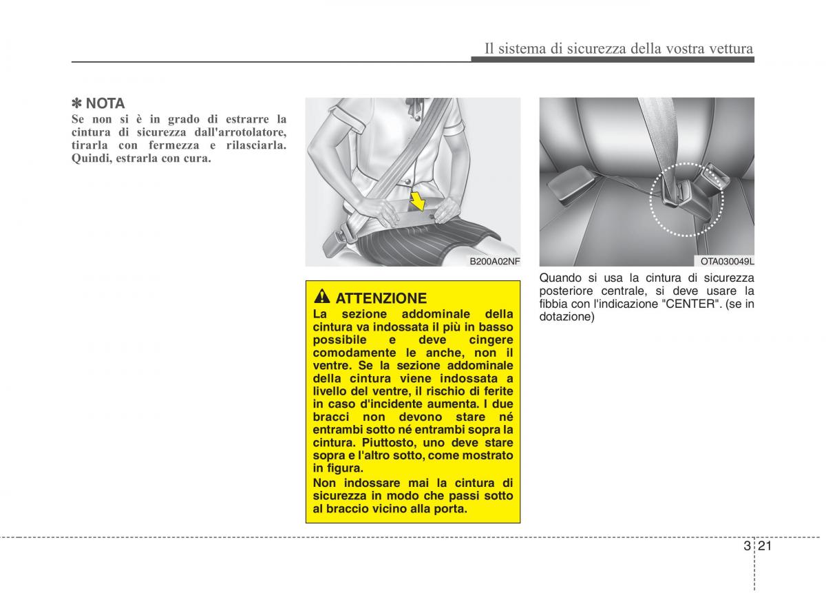 KIA Picanto II 2 manuale del proprietario / page 38