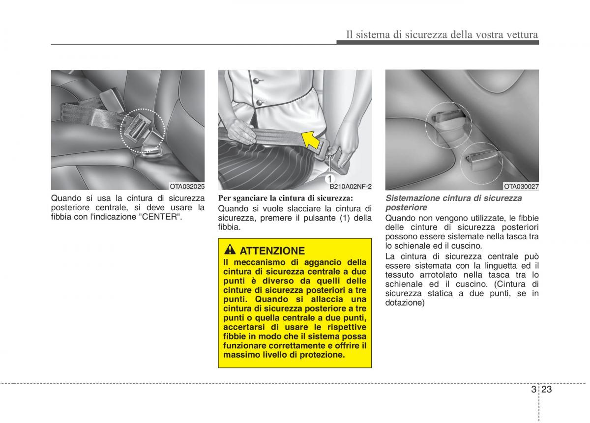 KIA Picanto II 2 manuale del proprietario / page 40