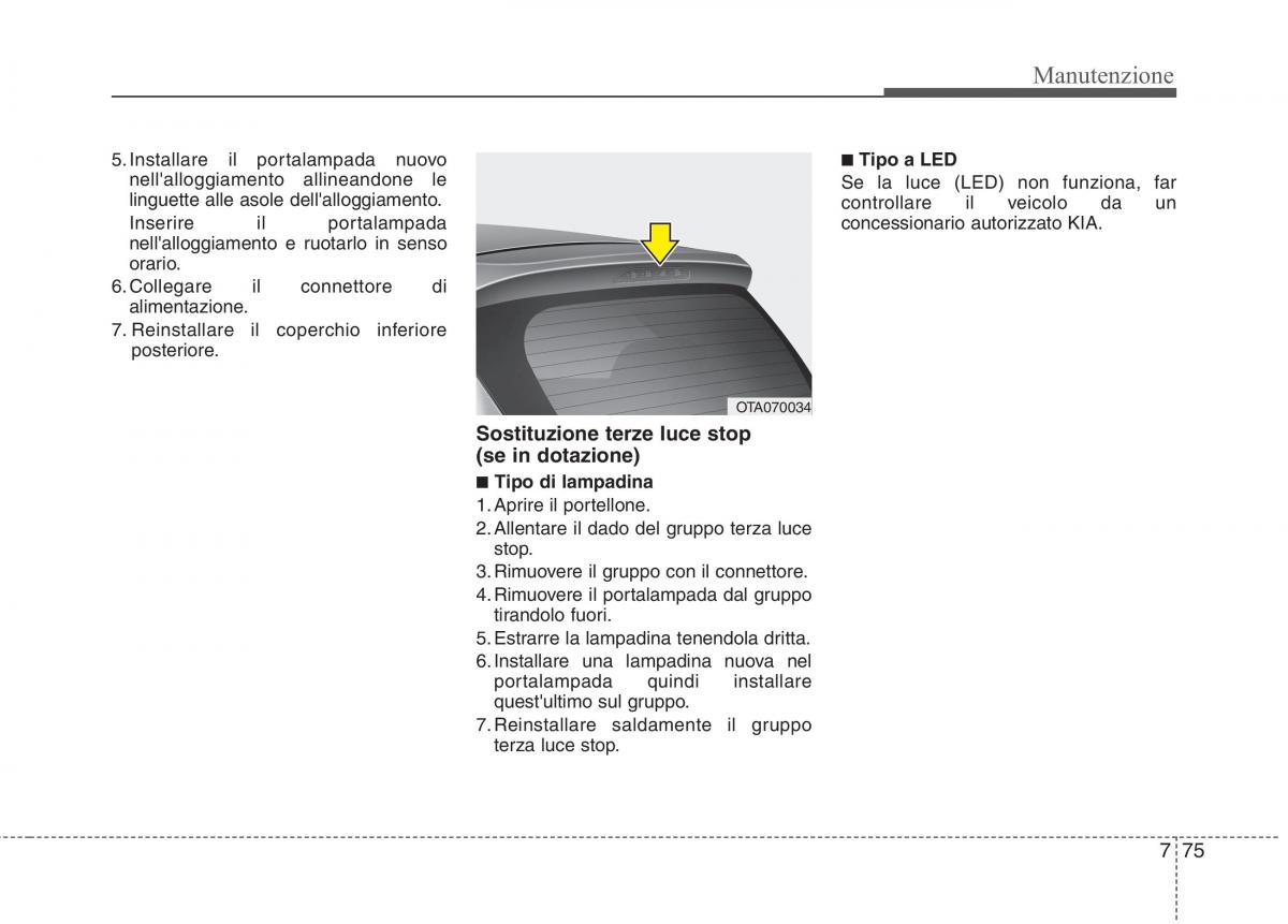 KIA Picanto II 2 manuale del proprietario / page 403