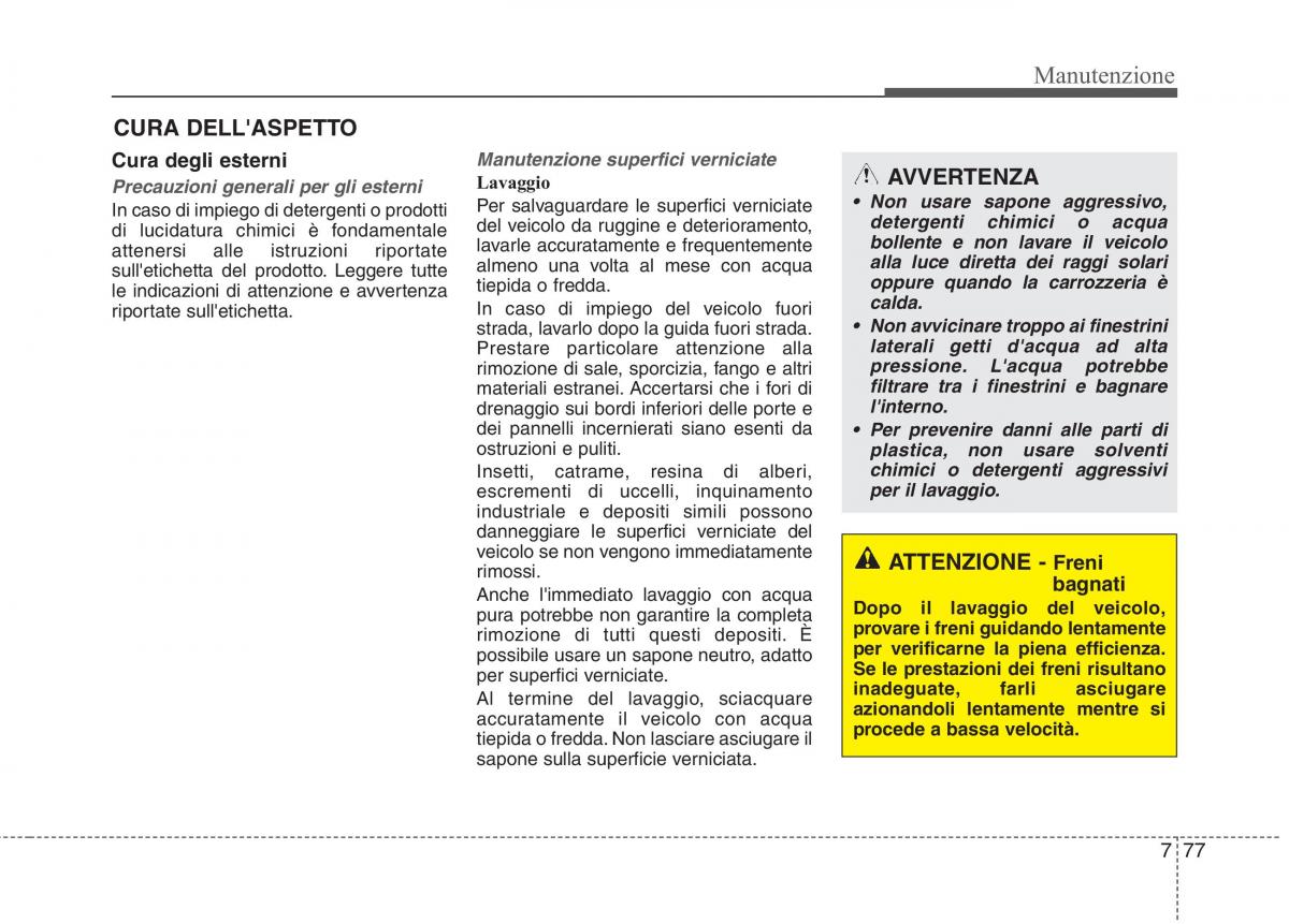 KIA Picanto II 2 manuale del proprietario / page 405