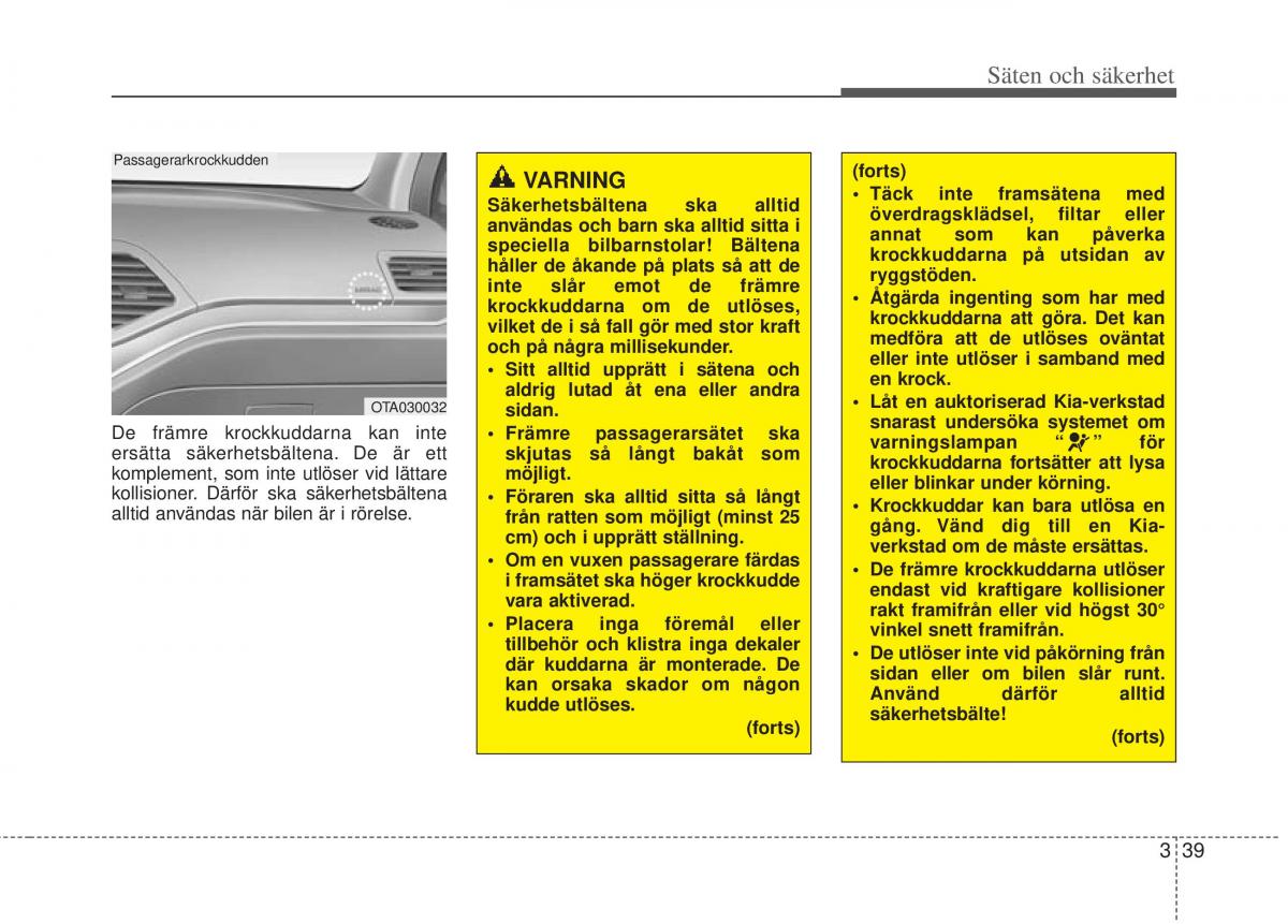 KIA Picanto II 2 instruktionsbok / page 59