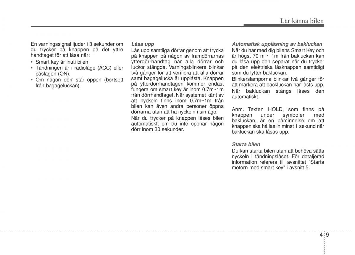 KIA Picanto II 2 instruktionsbok / page 79