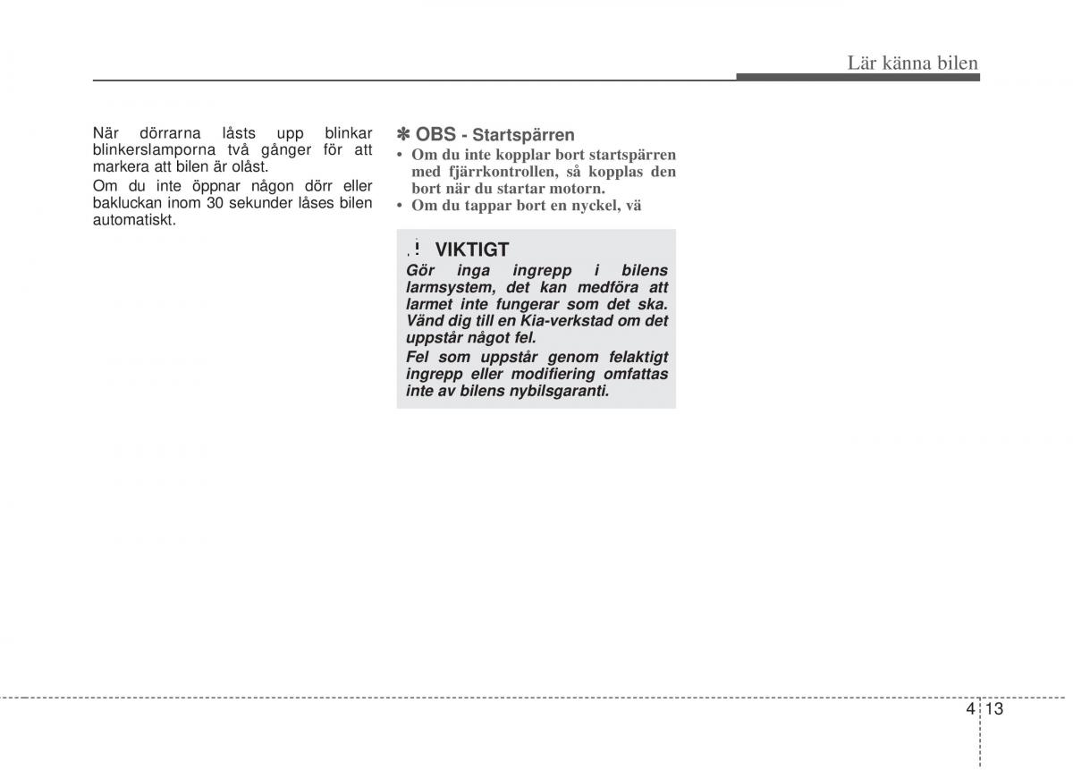 KIA Picanto II 2 instruktionsbok / page 83