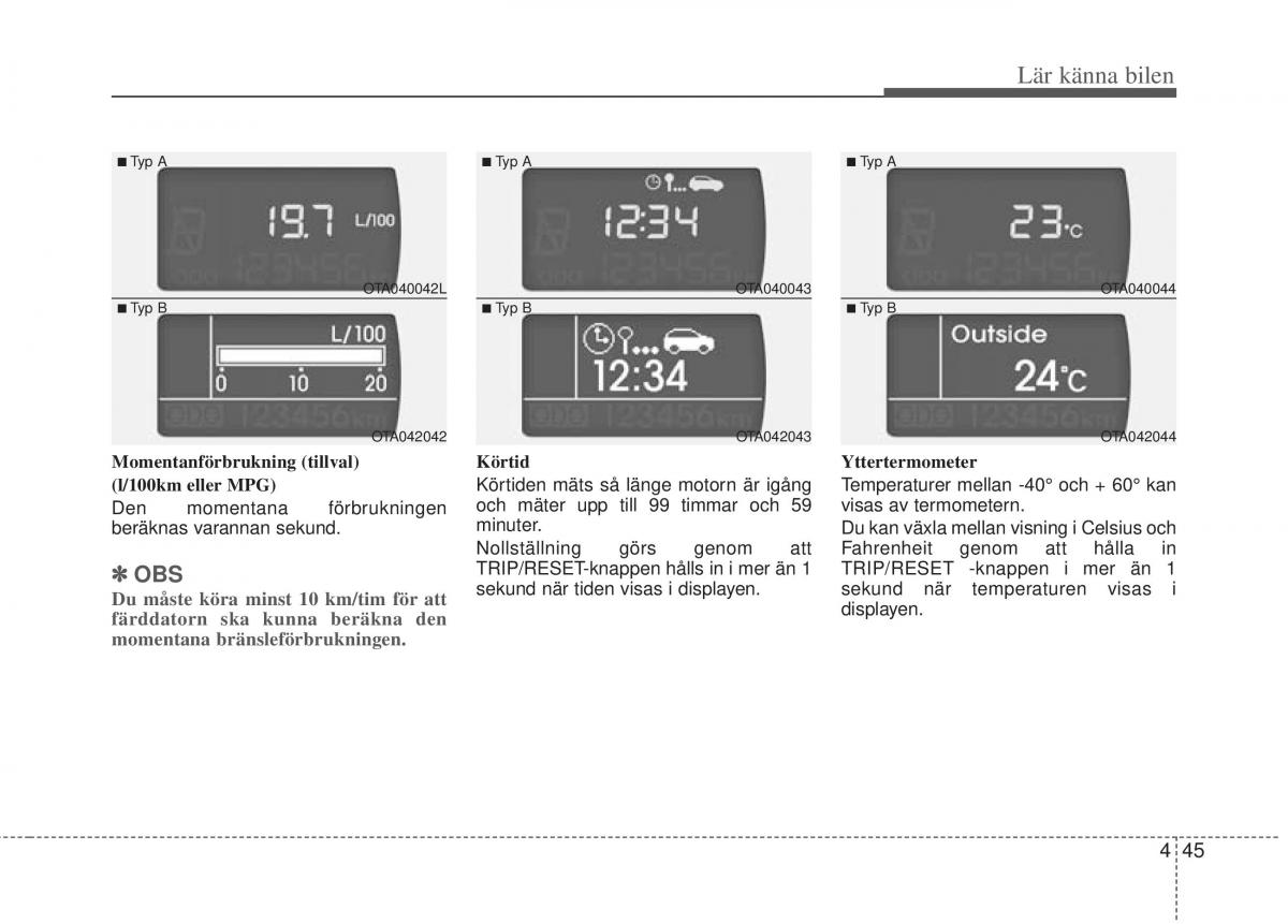 KIA Picanto II 2 instruktionsbok / page 115