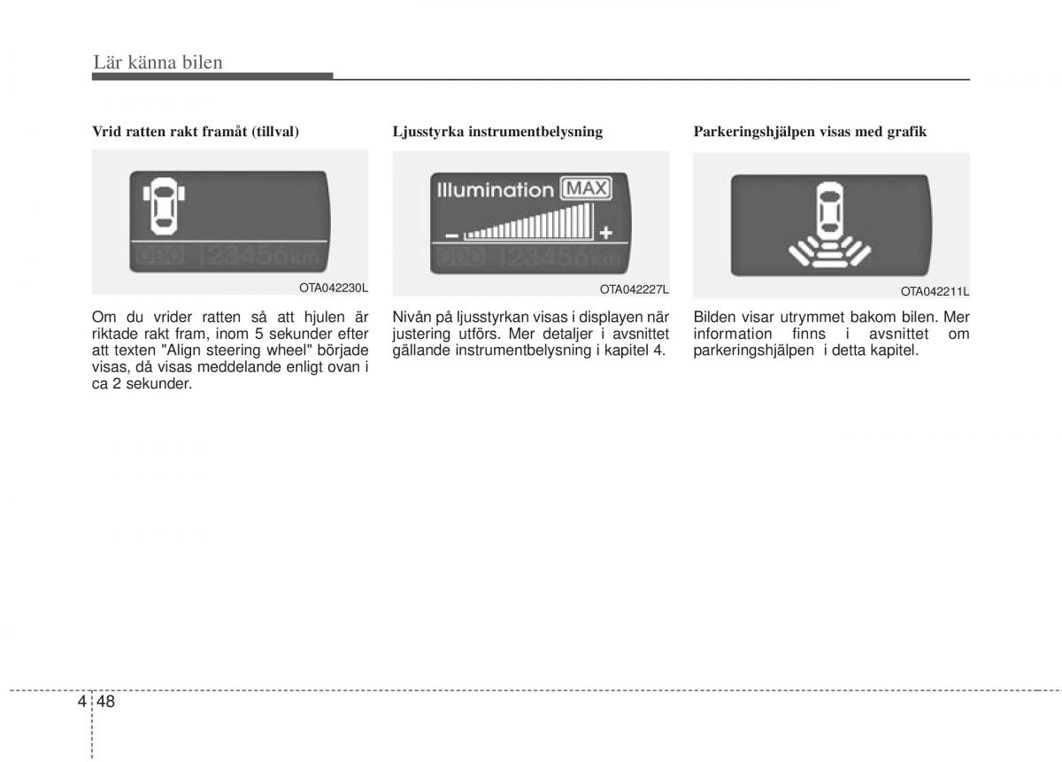 KIA Picanto II 2 instruktionsbok / page 118