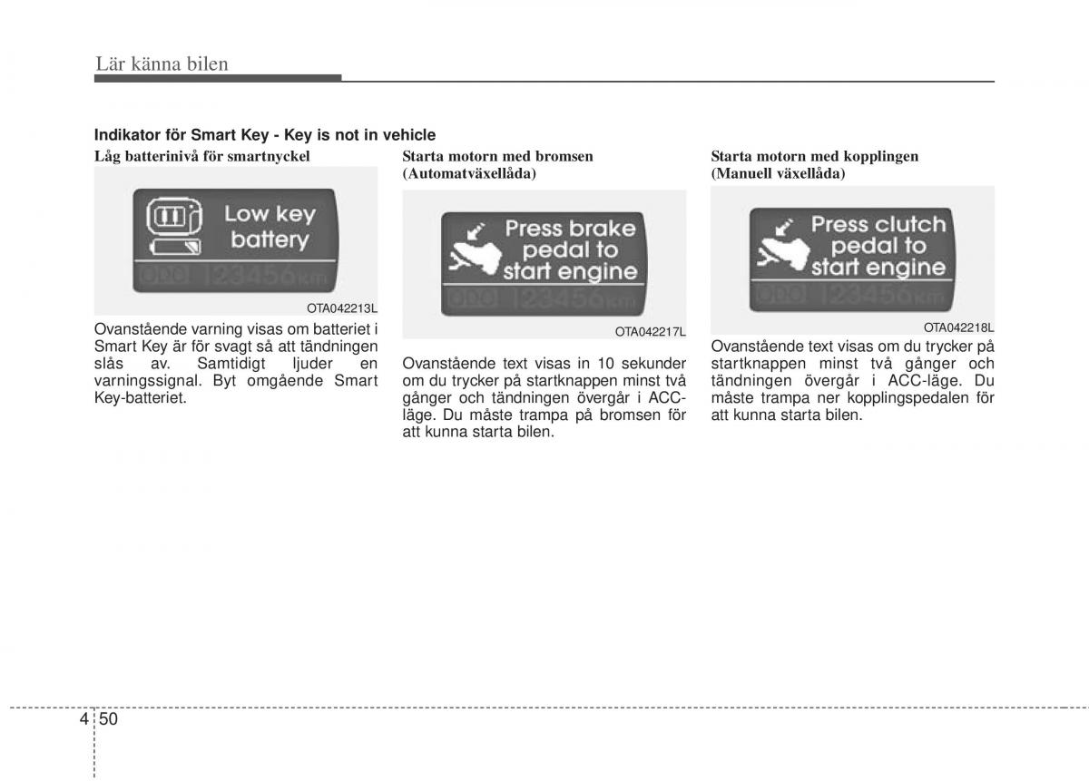 KIA Picanto II 2 instruktionsbok / page 120