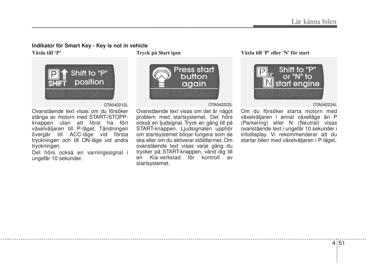 KIA Picanto II 2 instruktionsbok / page 121