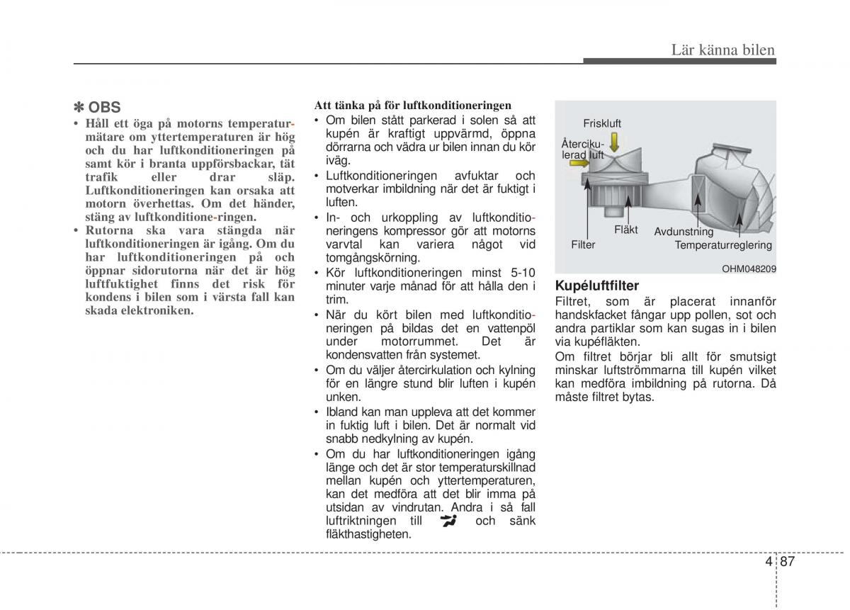 KIA Picanto II 2 instruktionsbok / page 157