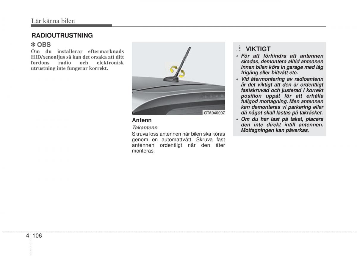 KIA Picanto II 2 instruktionsbok / page 176