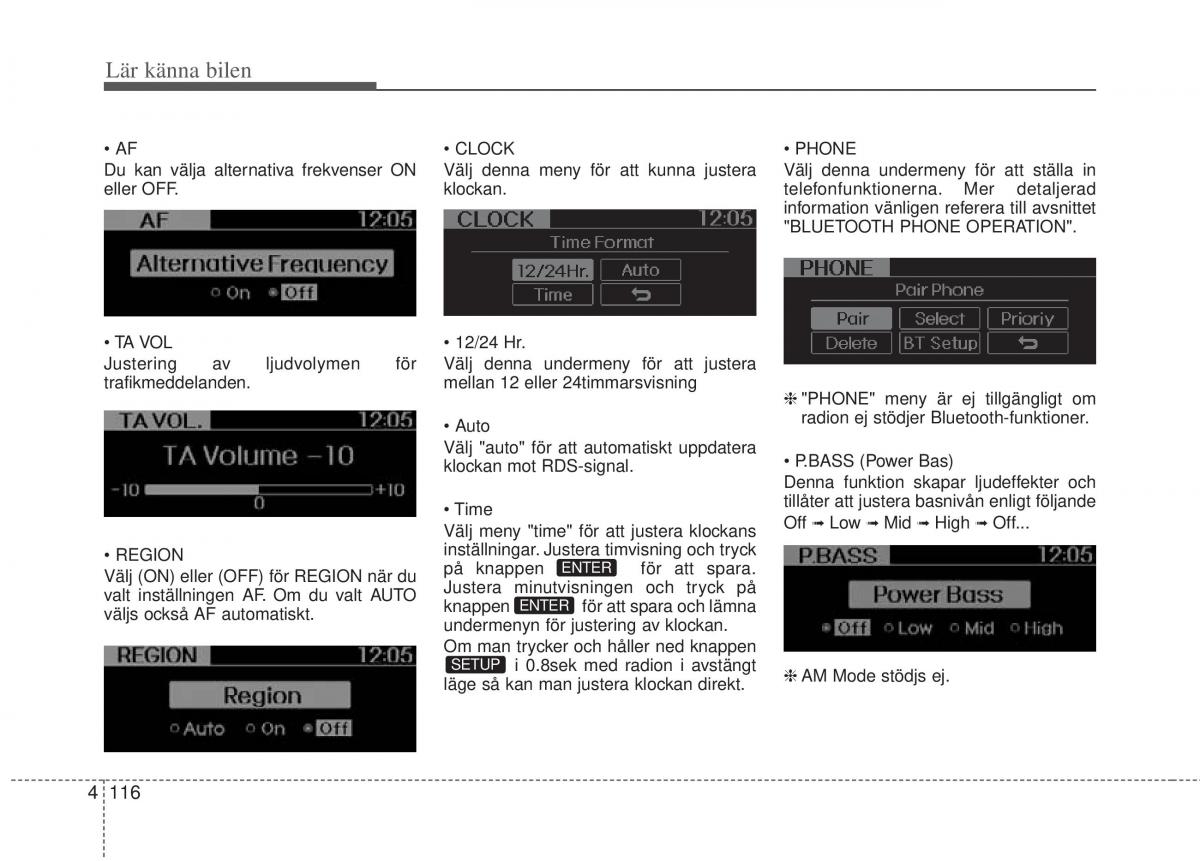 KIA Picanto II 2 instruktionsbok / page 186