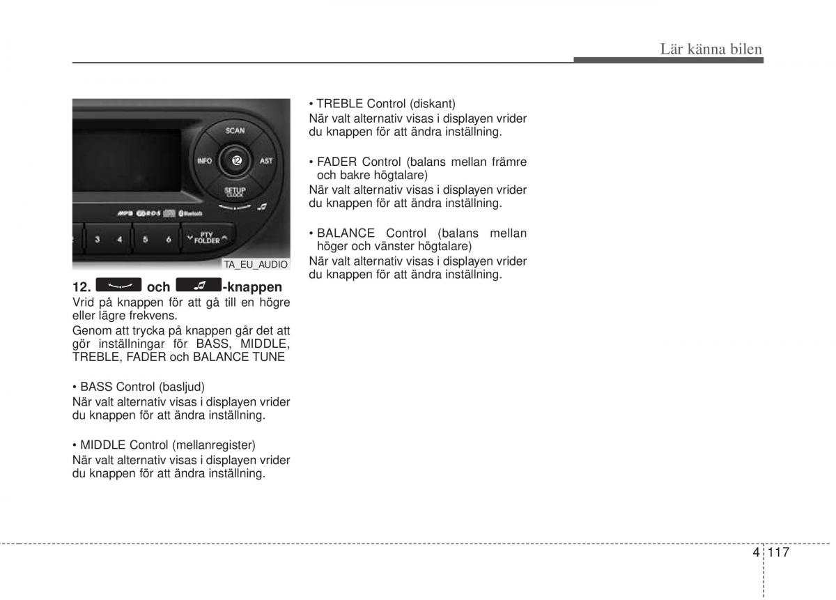 KIA Picanto II 2 instruktionsbok / page 187