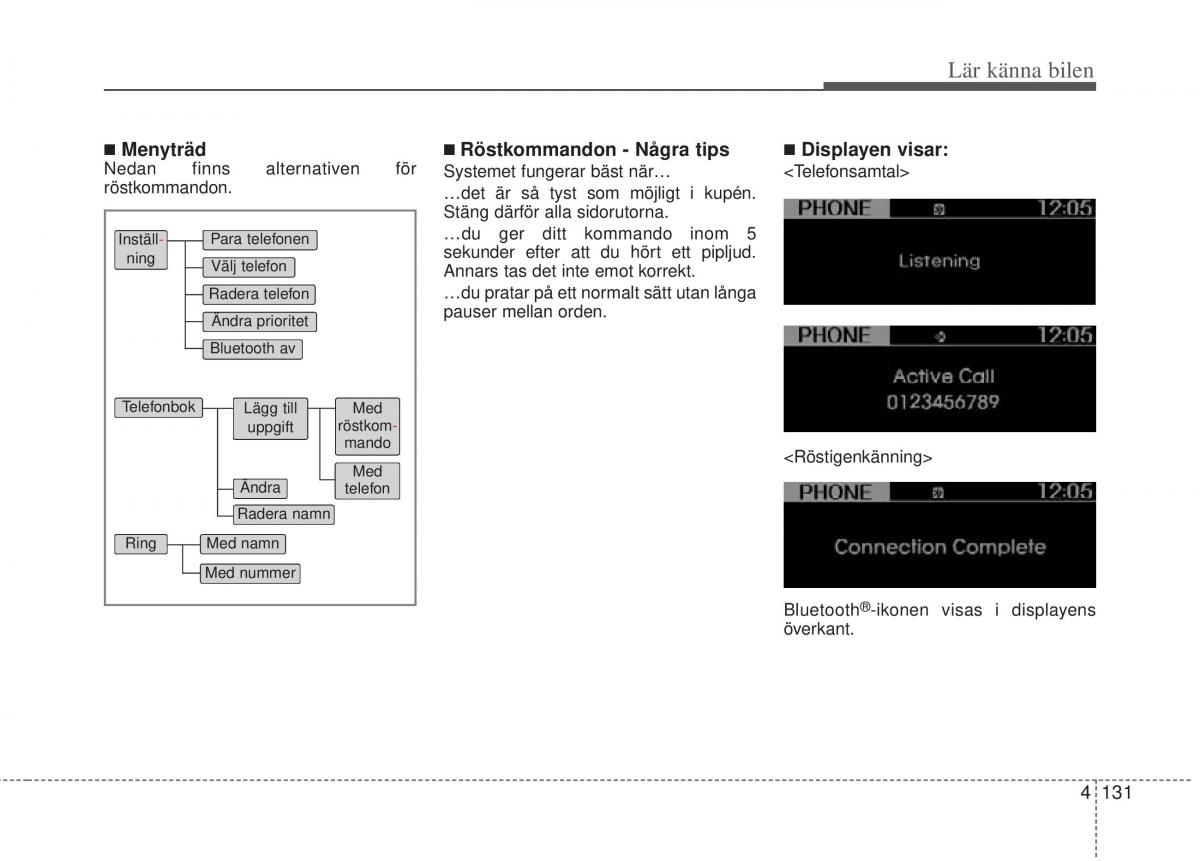 KIA Picanto II 2 instruktionsbok / page 201