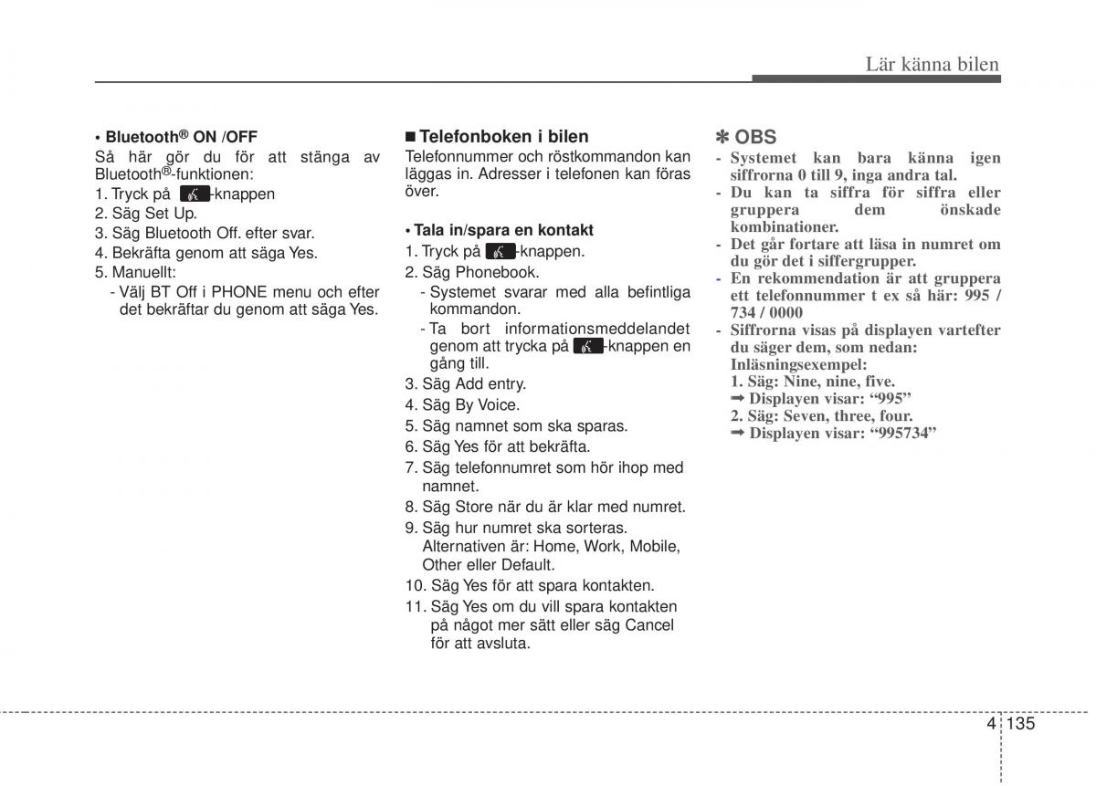 KIA Picanto II 2 instruktionsbok / page 205