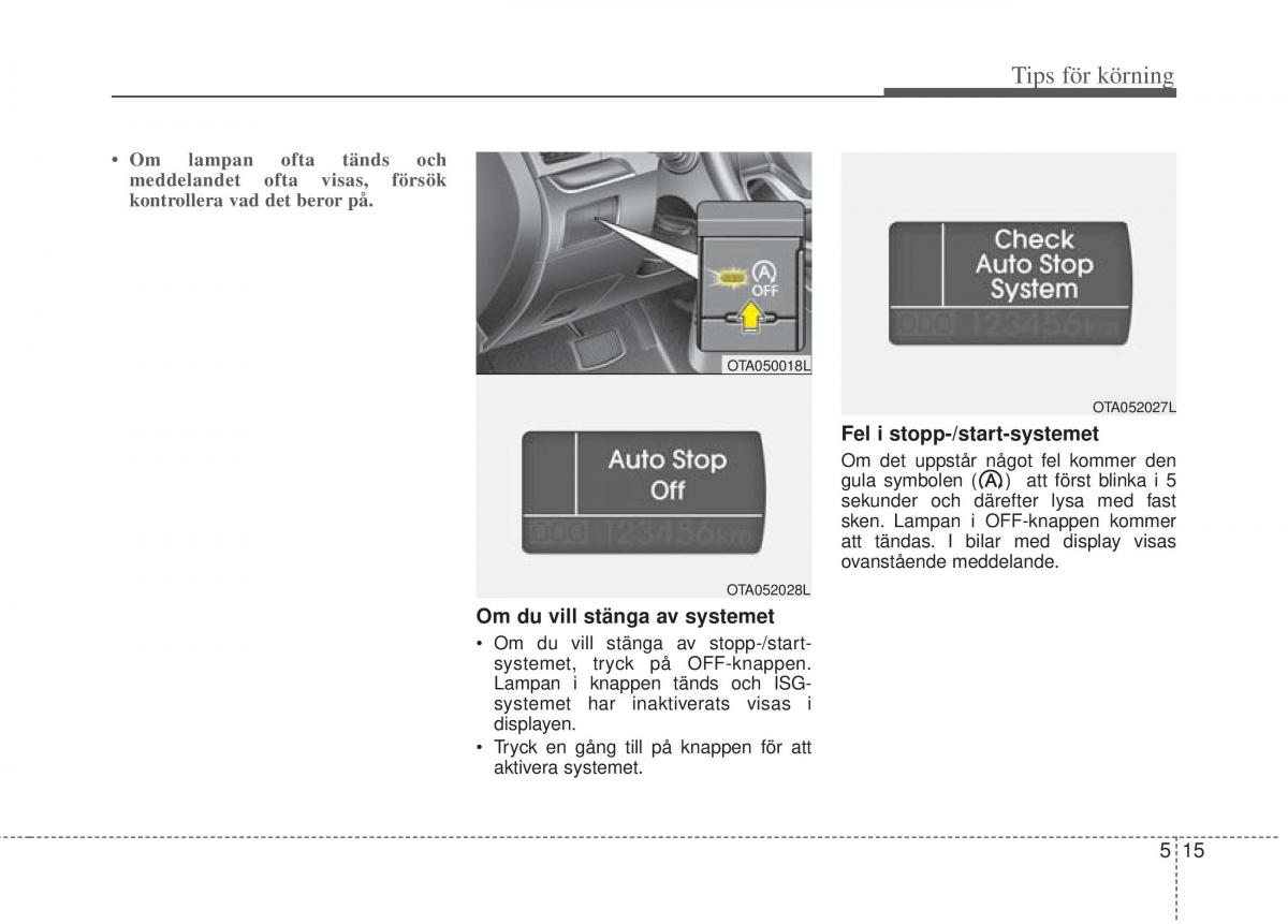 KIA Picanto II 2 instruktionsbok / page 224