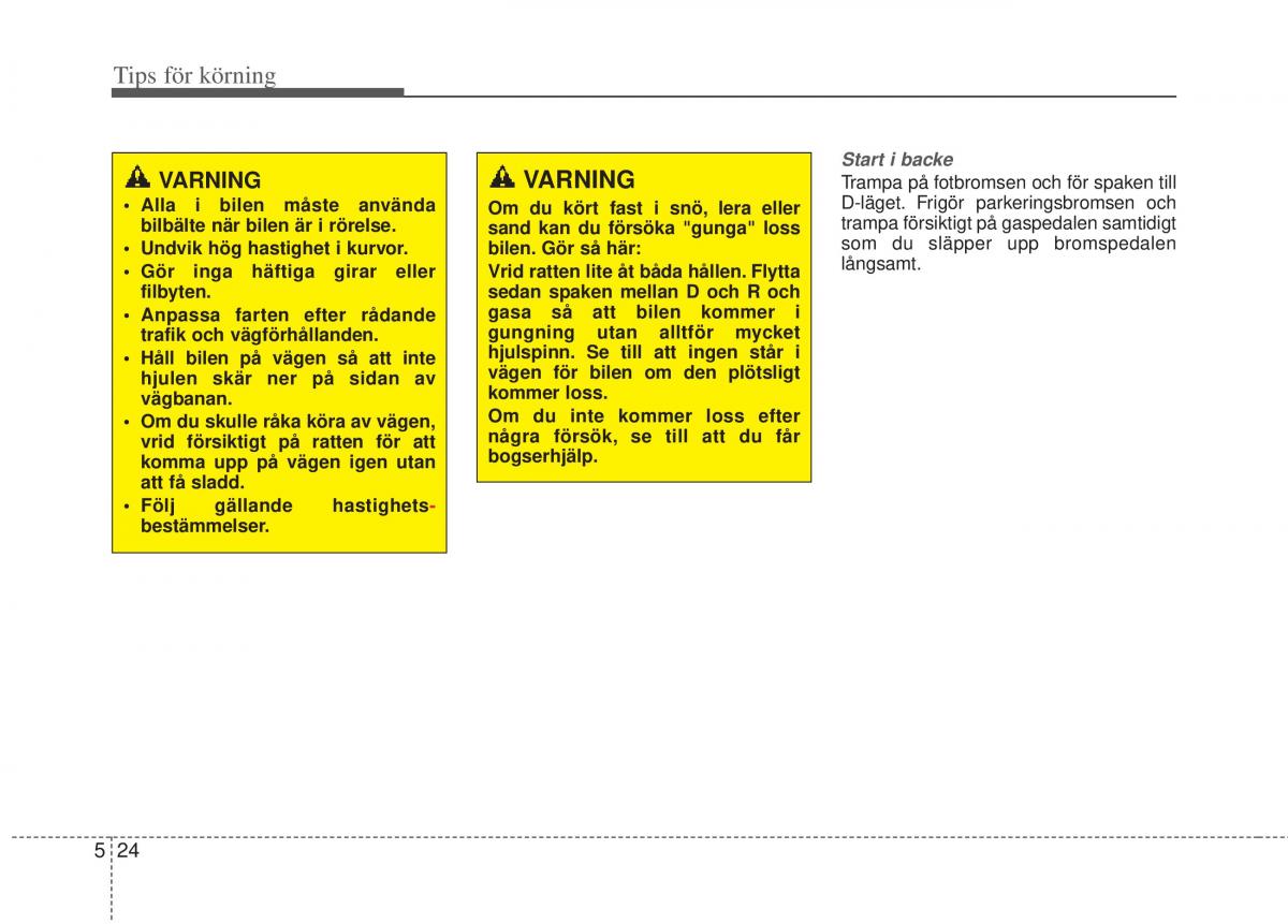 KIA Picanto II 2 instruktionsbok / page 233