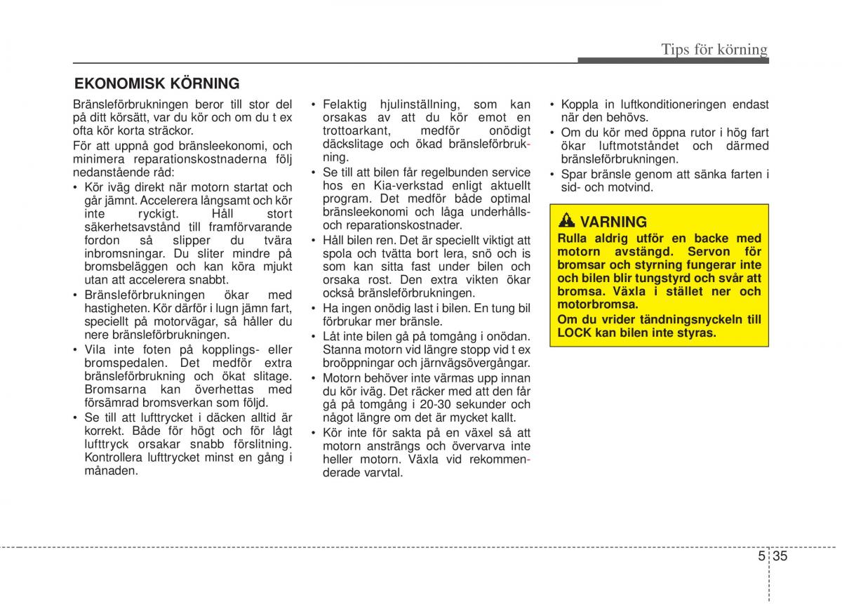 KIA Picanto II 2 instruktionsbok / page 244