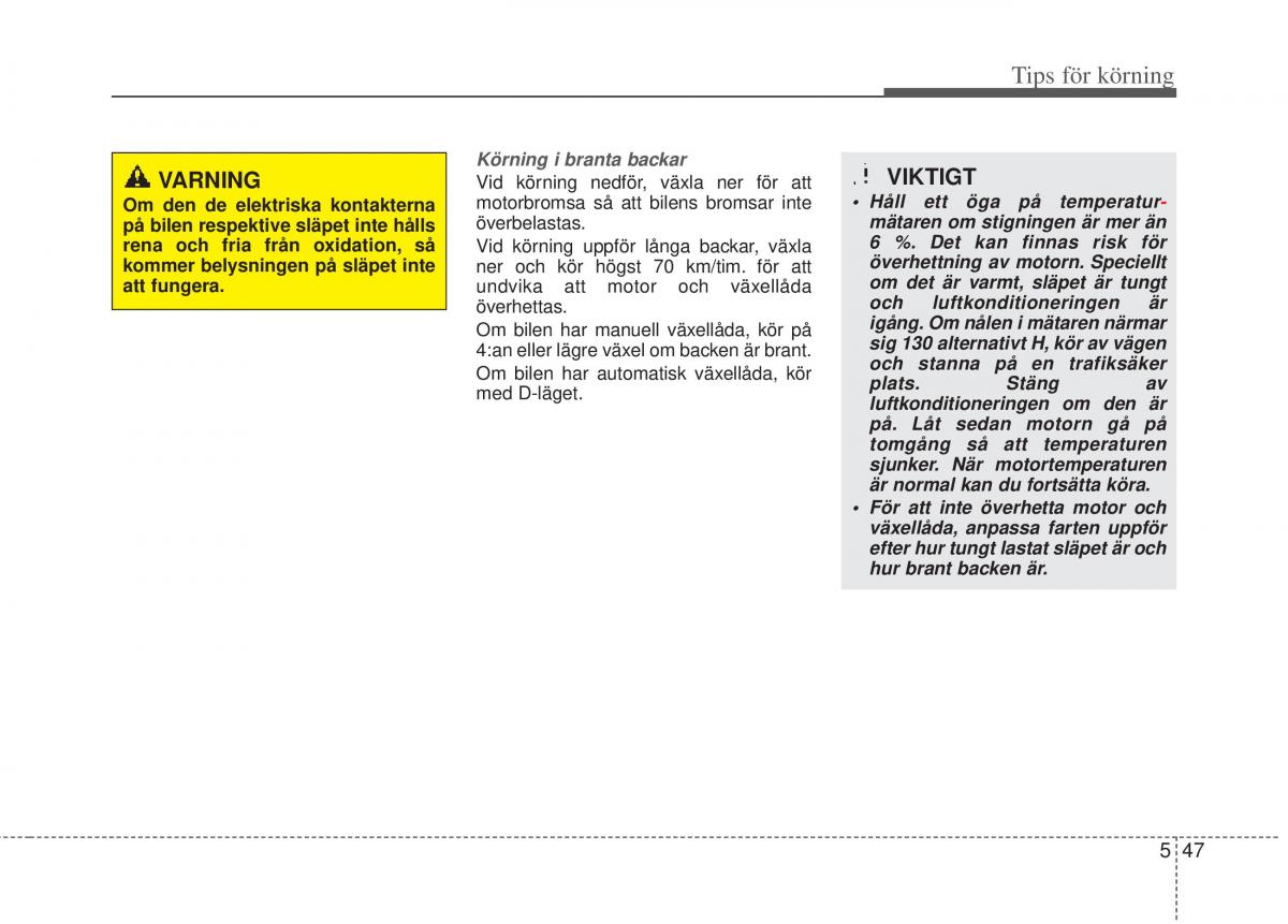 KIA Picanto II 2 instruktionsbok / page 256