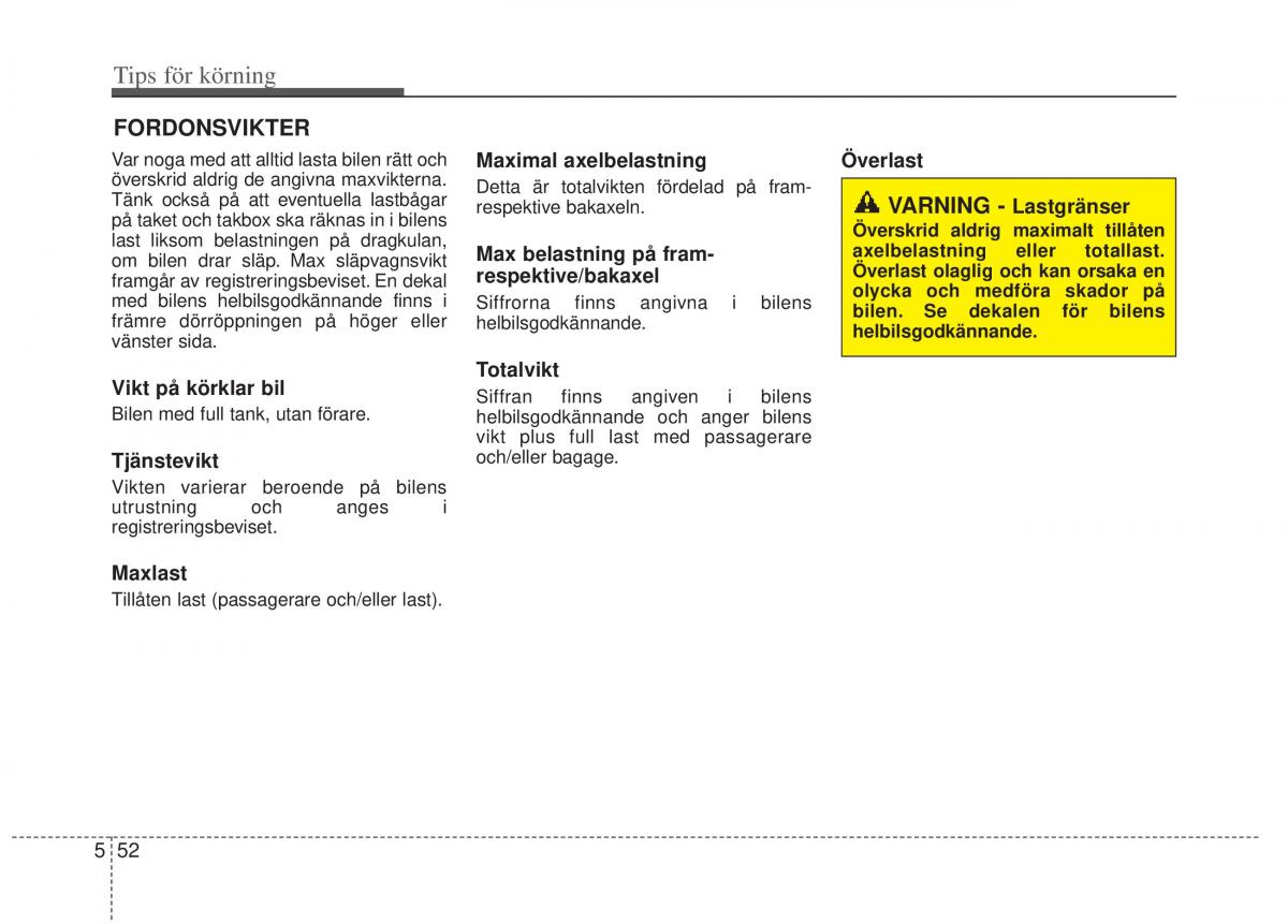 KIA Picanto II 2 instruktionsbok / page 261