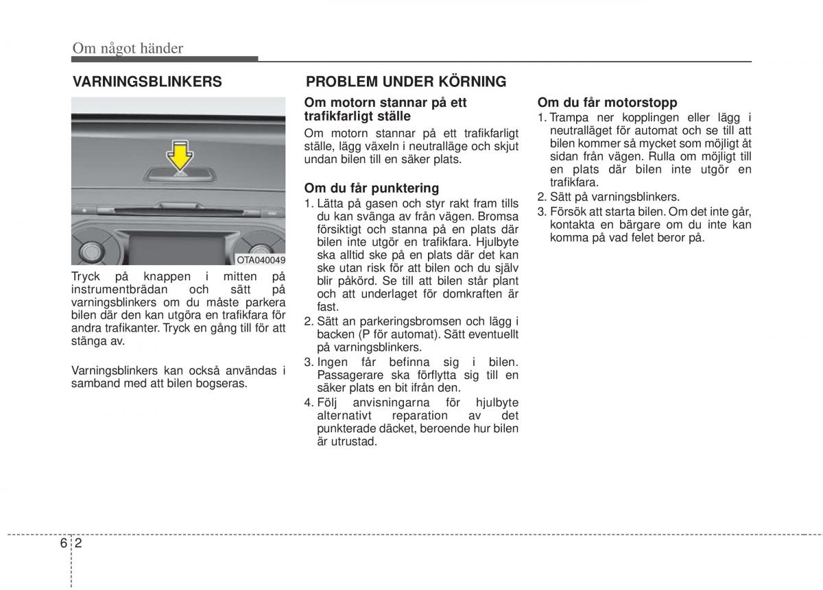 KIA Picanto II 2 instruktionsbok / page 263