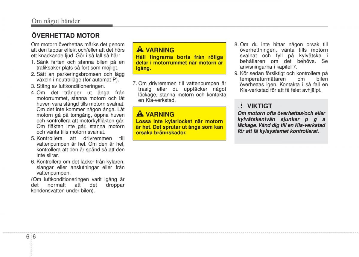 KIA Picanto II 2 instruktionsbok / page 267