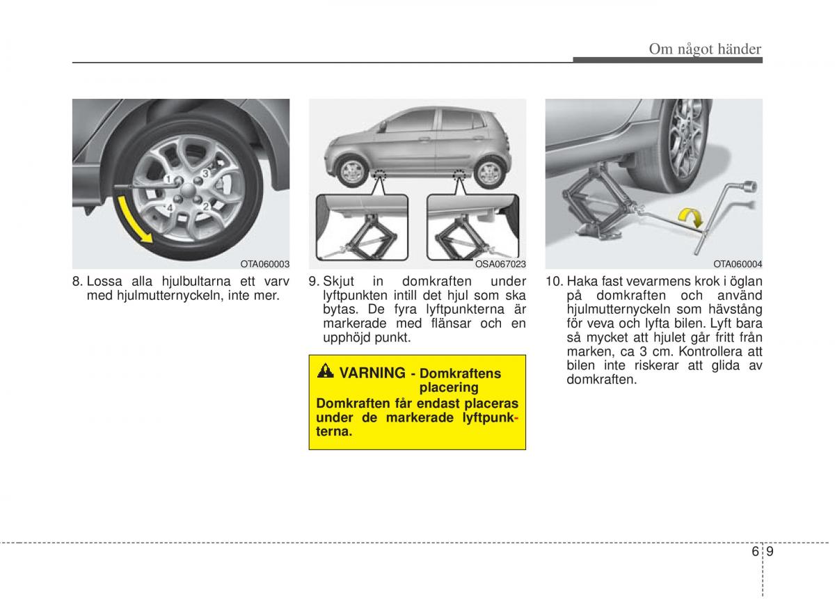 KIA Picanto II 2 instruktionsbok / page 270