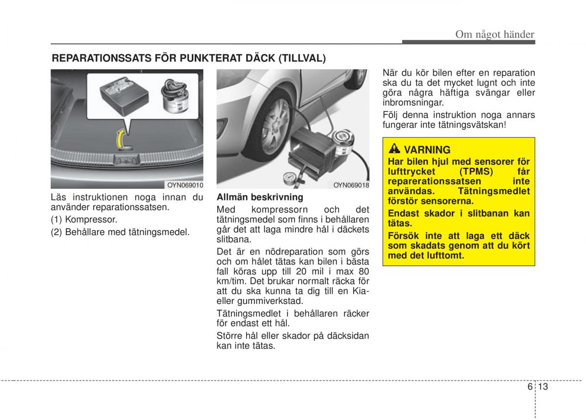 KIA Picanto II 2 instruktionsbok / page 274