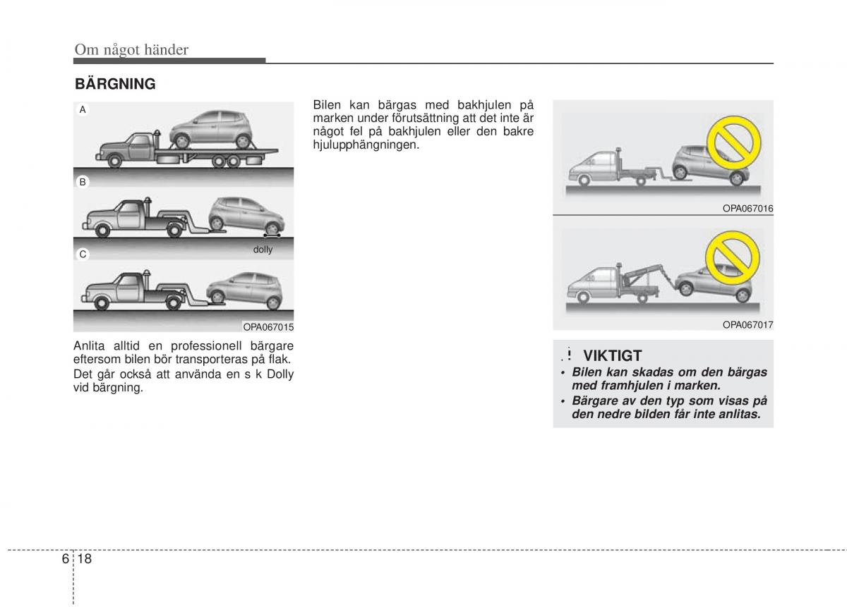 KIA Picanto II 2 instruktionsbok / page 279