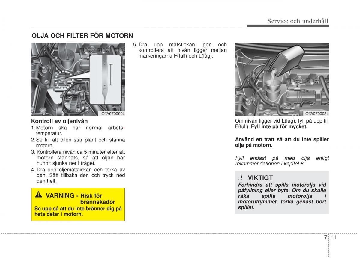 KIA Picanto II 2 instruktionsbok / page 293