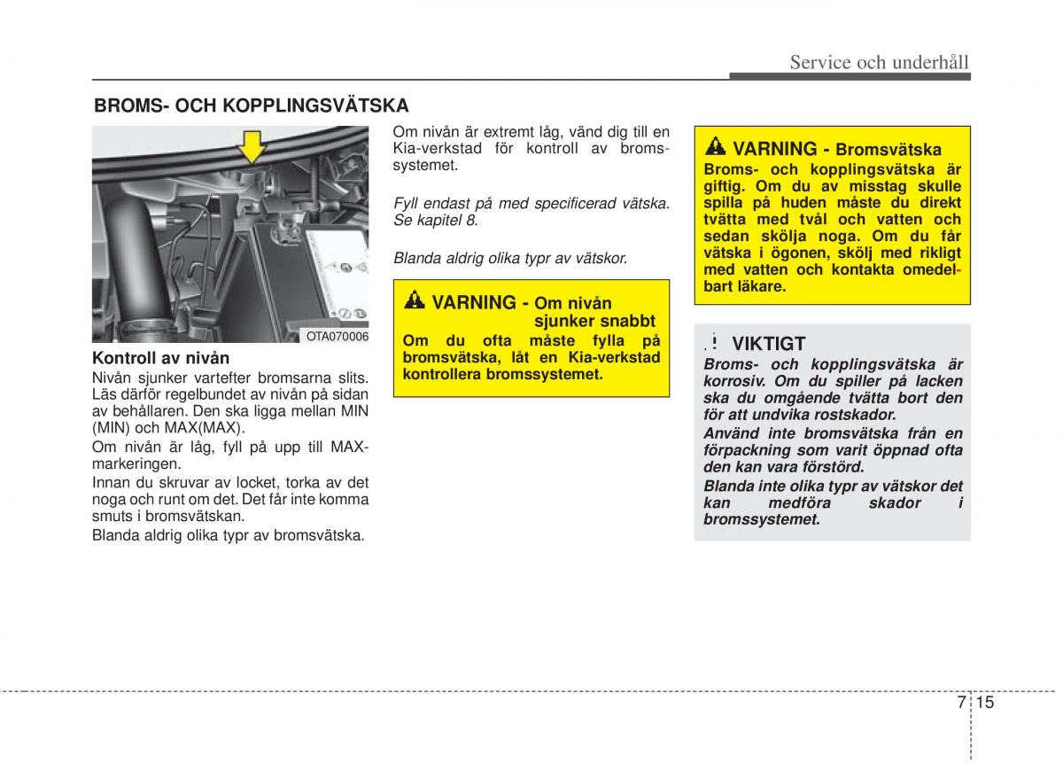 KIA Picanto II 2 instruktionsbok / page 297