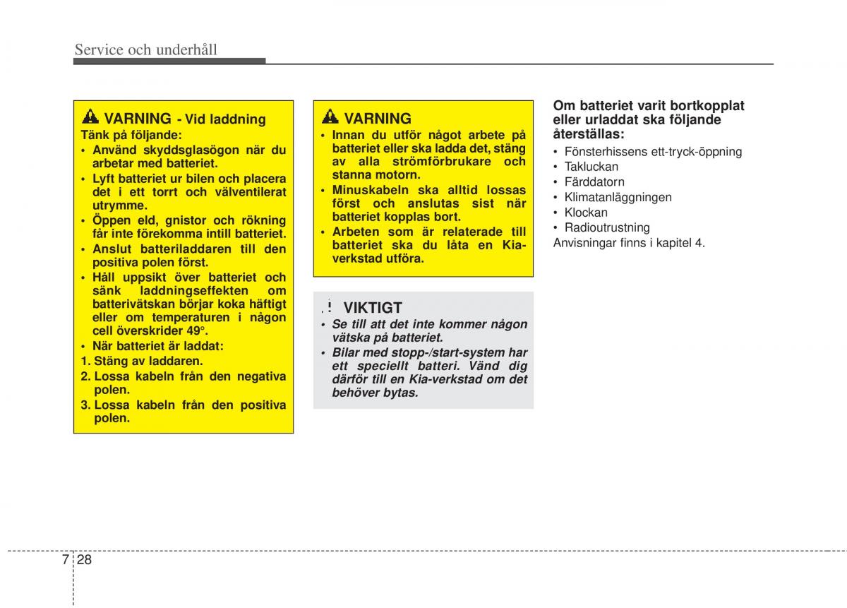 KIA Picanto II 2 instruktionsbok / page 310