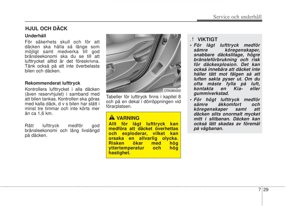 KIA Picanto II 2 instruktionsbok / page 311