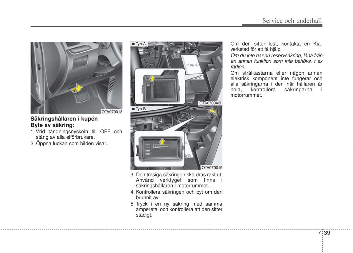 KIA Picanto II 2 instruktionsbok / page 321