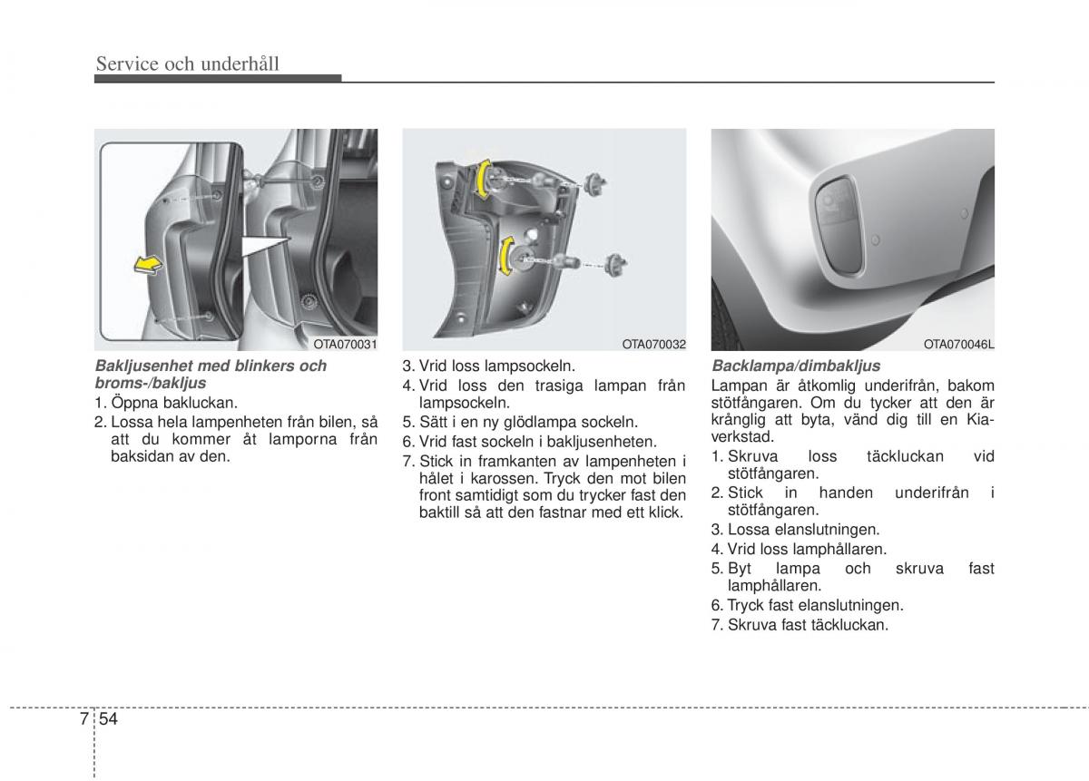 KIA Picanto II 2 instruktionsbok / page 336