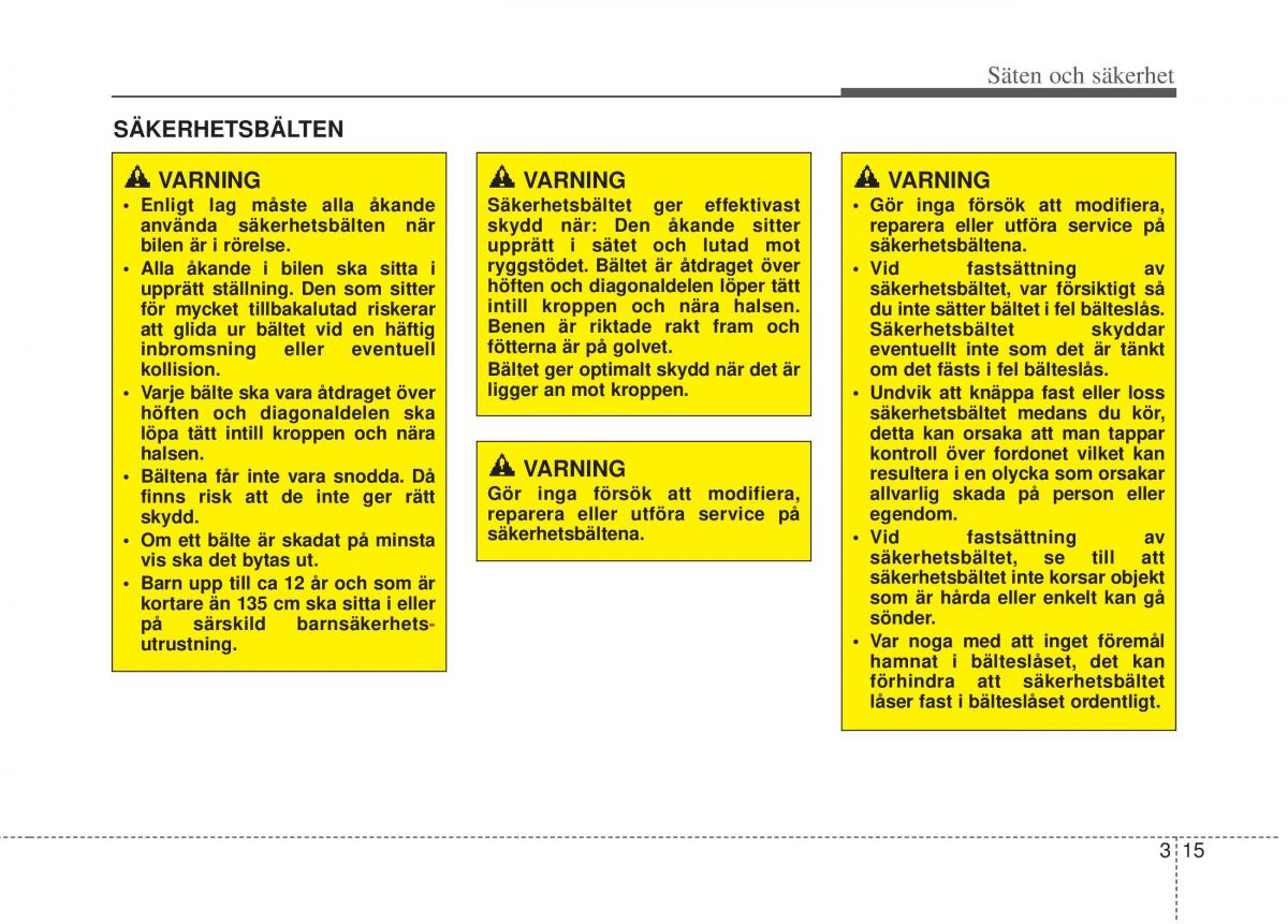 KIA Picanto II 2 instruktionsbok / page 35