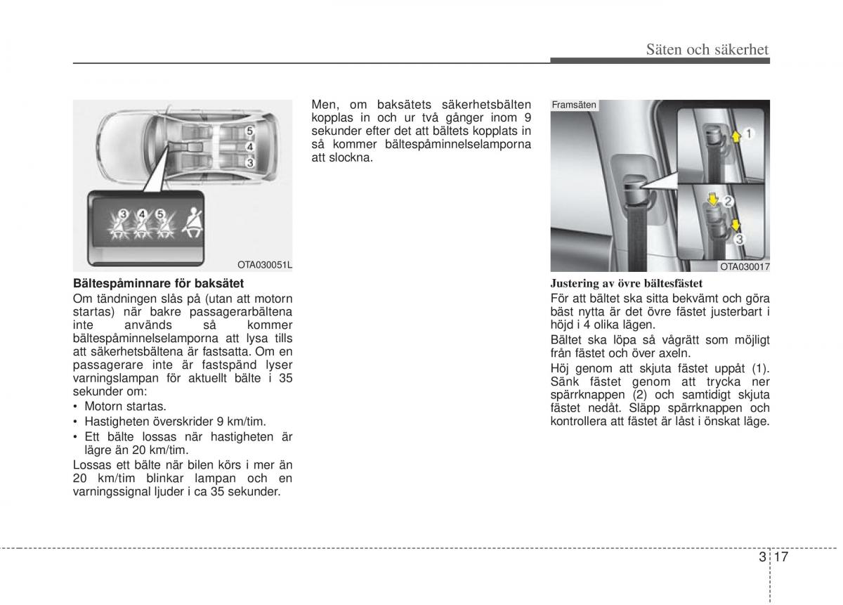 KIA Picanto II 2 instruktionsbok / page 37