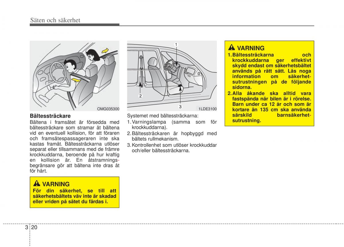 KIA Picanto II 2 instruktionsbok / page 40