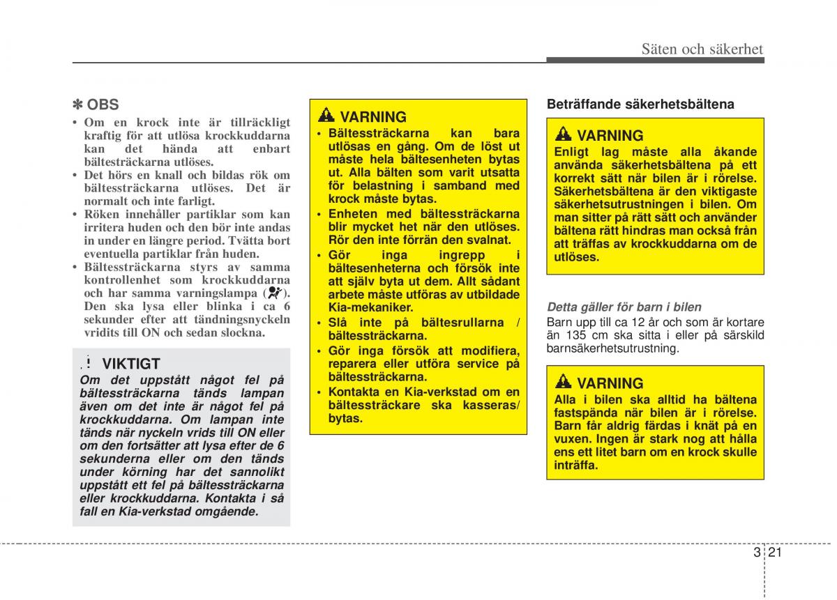 KIA Picanto II 2 instruktionsbok / page 41